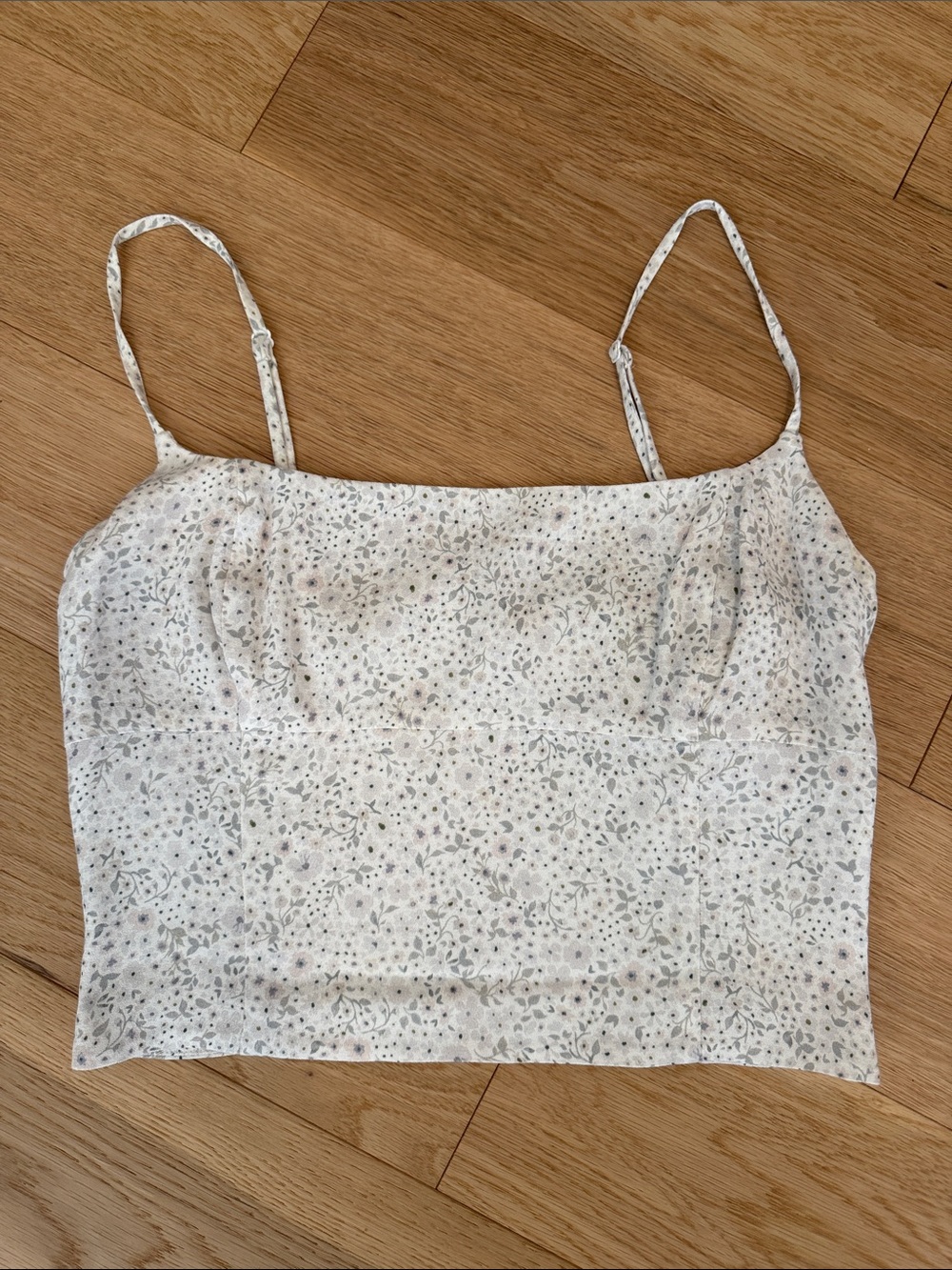 NWOT Wilfred Floral Spaghetti Strap Tank
